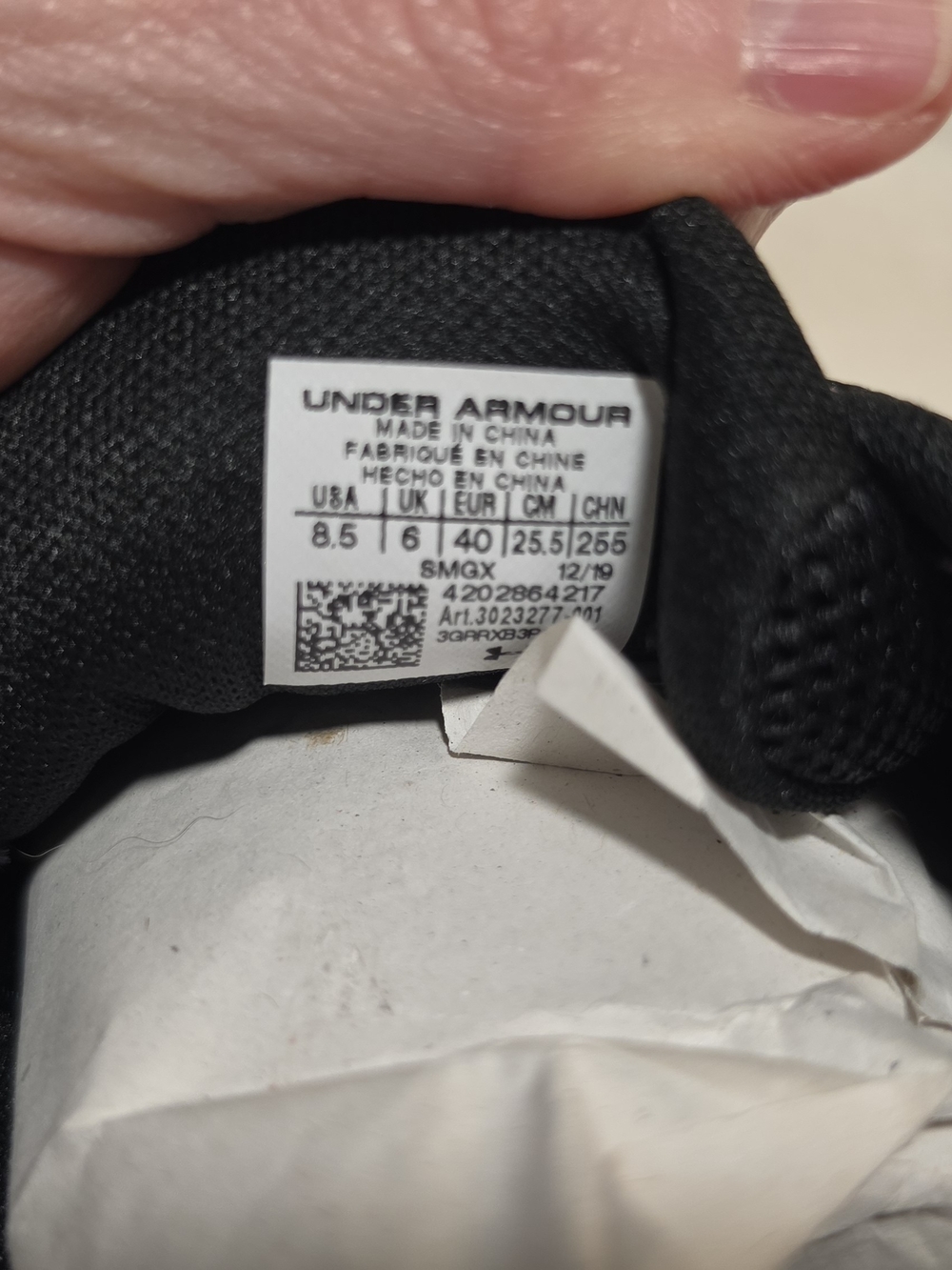 NIB Under Armour Charged Gemini 2020 Women's Running Shoes Black Pink Size 8.5 - Picture 10 of 10
